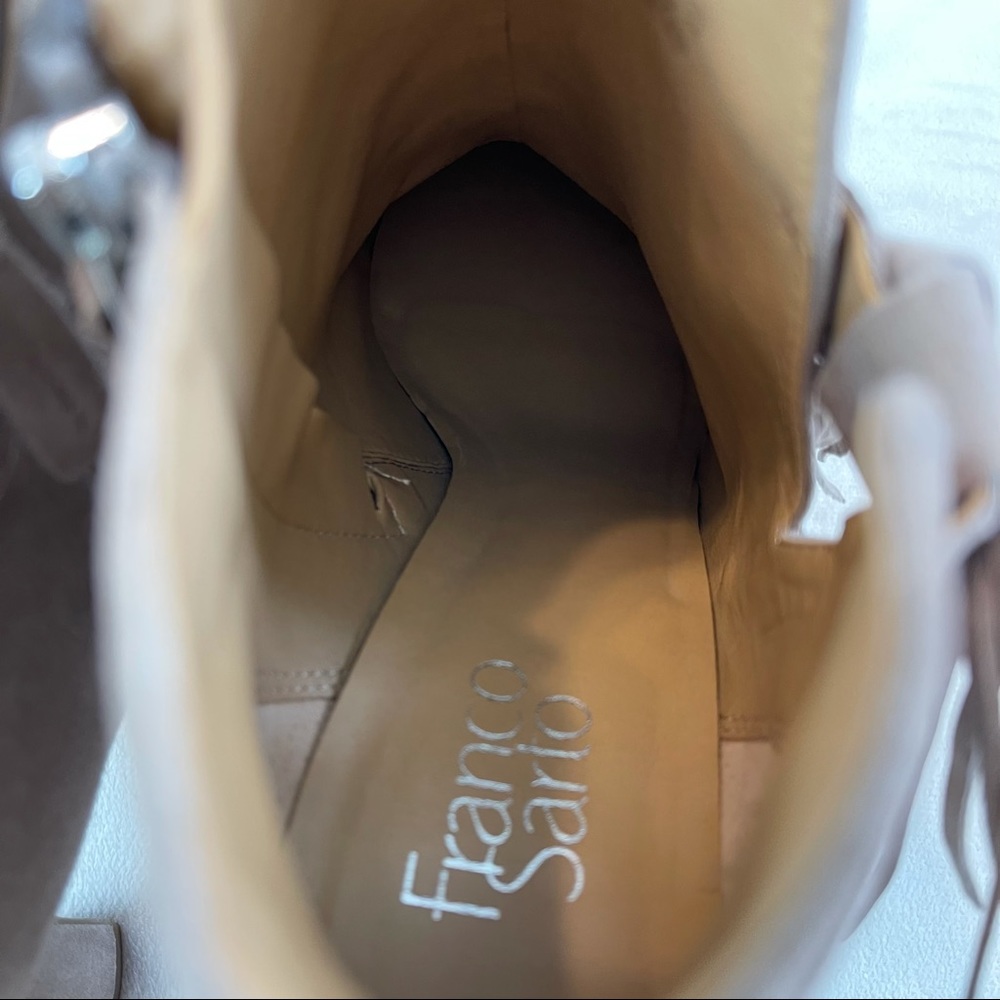 Franco Sarto Harrah Suede Tassel Ankle Boots Size 11M - Picture 12 of 15